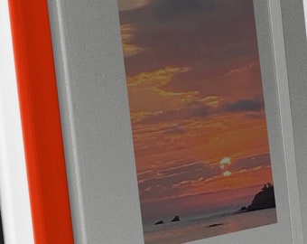 Beach Sunset Hardcover bound notebook- perfect gift or journal. Laguna Beach, CA sunset.