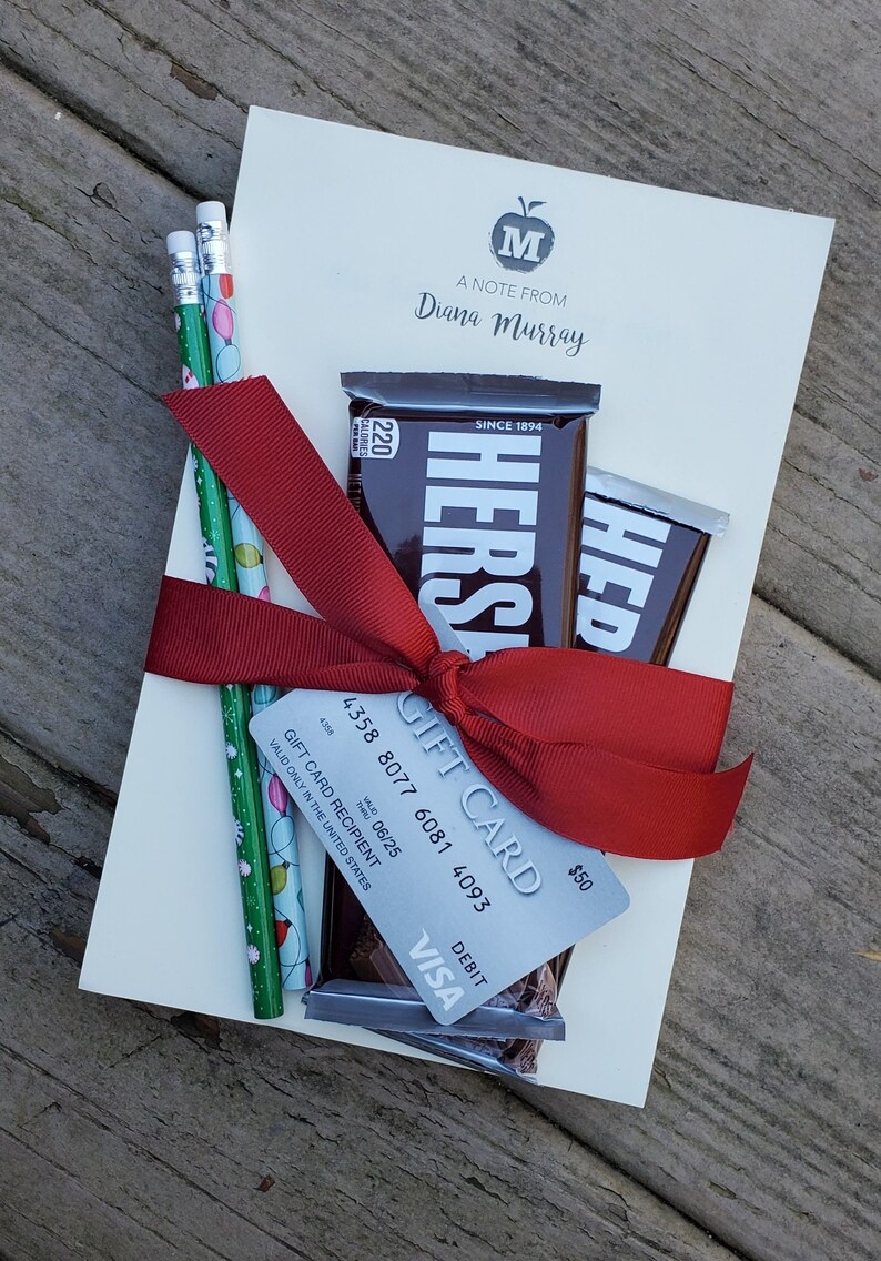 Teacher Gift Personalized Notepads Etsy