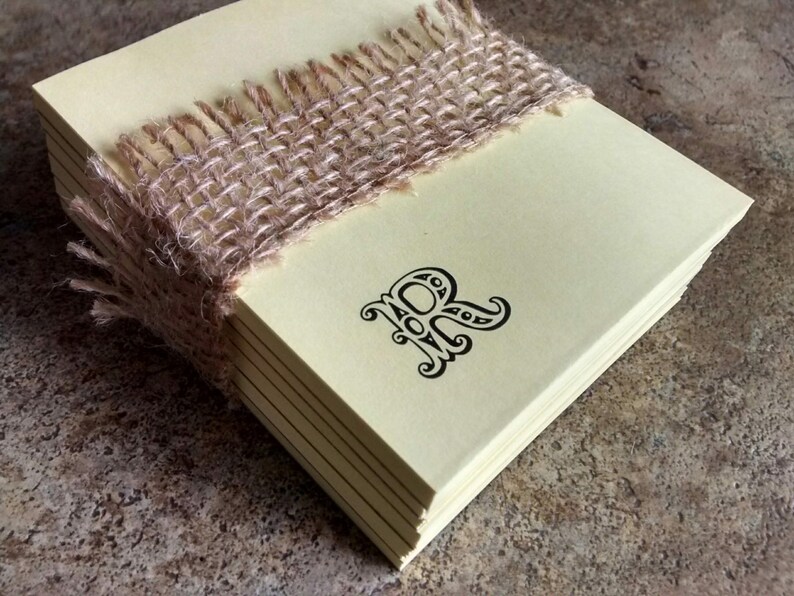 Your Initial Note Pads Fun and Different on Each Pad. Etsy