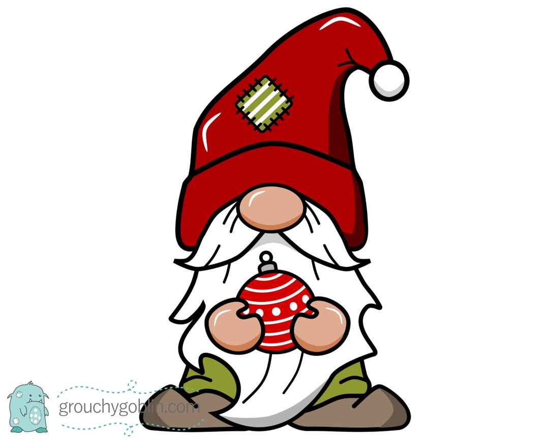 Christmas Gnome Door Hanger Printable Template downloadable File - Etsy