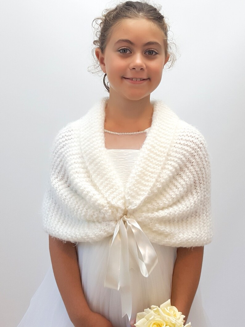 Flower Girl Shawl Little Girls Bolero Kids Cape Childs Etsy New Zealand