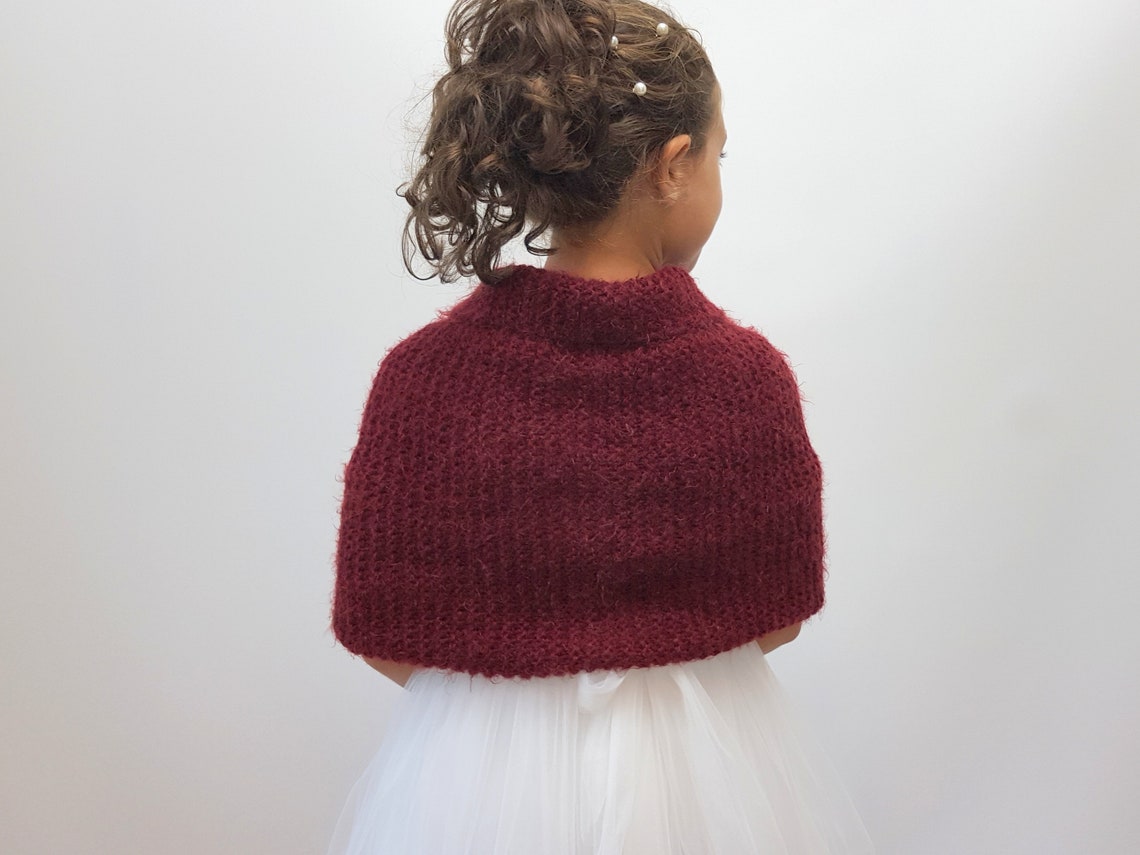Flower Girl Shawl Wedding Wrap Kids Shawl Little Girls Etsy