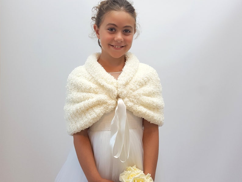 flower girl winter capes