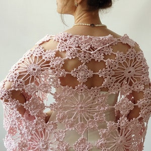 pale pink shawl wrap