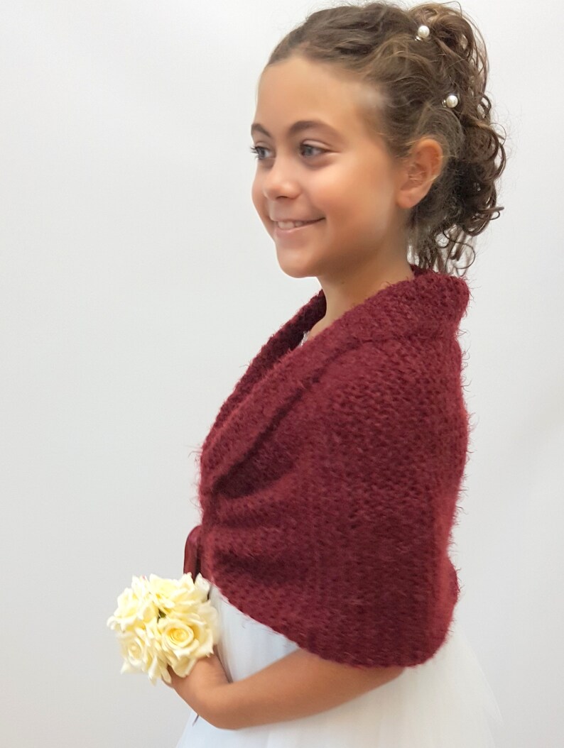 Flower Girl Shawl Wedding Wrap Kids Shawl Little Girls Etsy