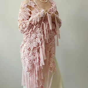 pale pink shawl wrap