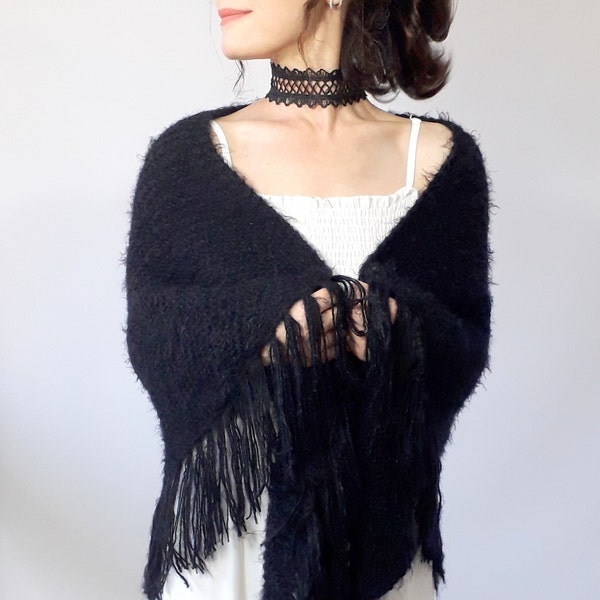shawls for black dress