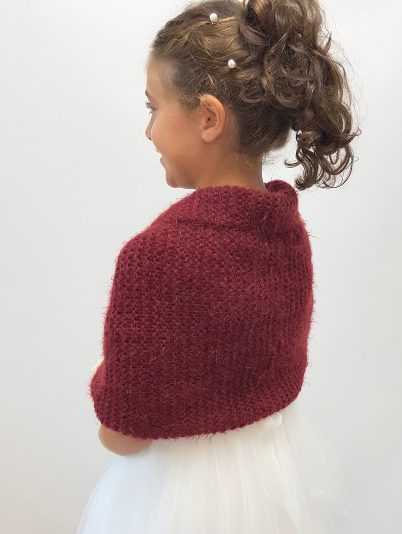 Flower Girl Shawl Wedding Wrap Kids Shawl Little Girls Etsy