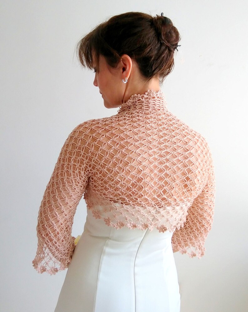 nude bolero jacket