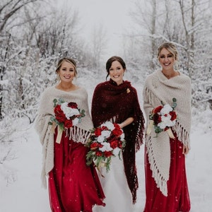 champagne wedding shawl