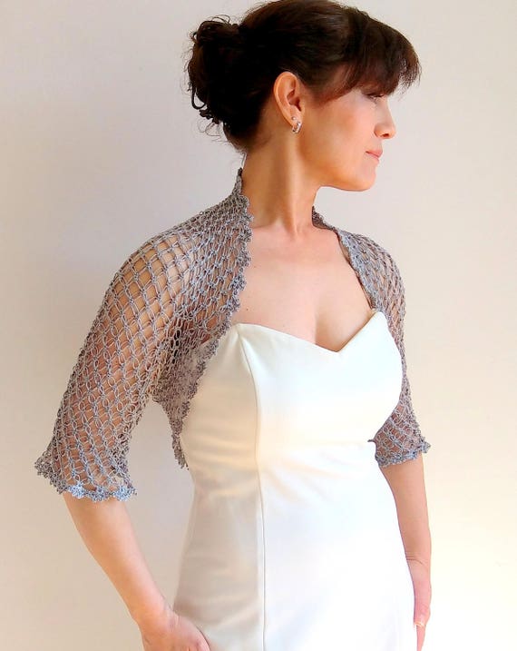 Buy silver shrugs for evening dresses> OFF66