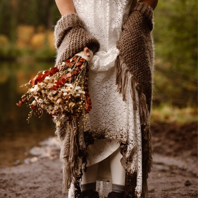boho girls dresses Boho Long Sleeve A-line Lace Flower Girl Dresses, Lovely Little Girl D –  Dairy Bridal main image 0