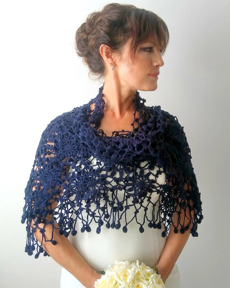 navy formal wrap