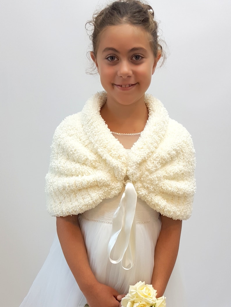 ivory bolero flower girl