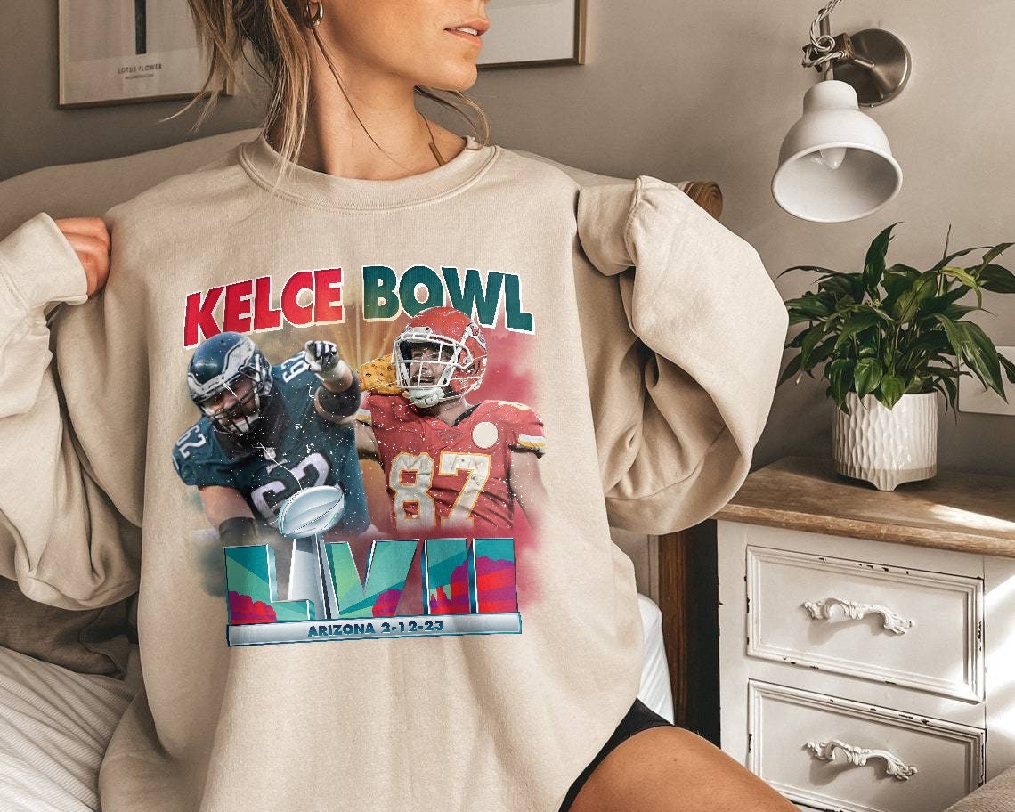 Kelce Bowl S.uper B.owl 2023 Shirt, Kelce Brothers Sweatshirt, S.uper B.owl LVII Sweatshirt