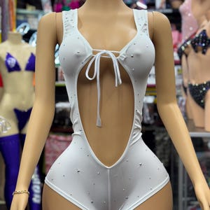 Exotic dancewear bartender romper bottle girl stripper outfit
