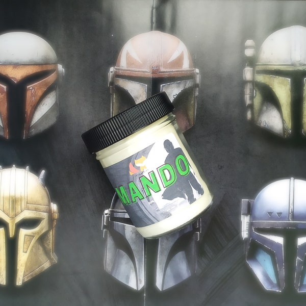 Mando - Star Wars Inspired - TV Show Soy Candle - 8 oz