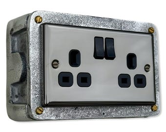 Prises Électriques Avec Interrupteur 2 Prise, Multiprise 2 En 1 - Foto 9