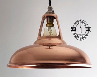 Copper Pendant Light Etsy