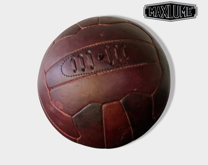 Genuine Leather Vintage Brown Football | Retro Birthday Gift idea
