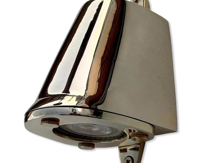Holt ~ Solid Brass Wall Light ~ Outdoor & Bathroom Mast Down ~ 5 Inch