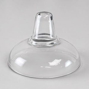 Cawston 11 Inch Solid Glass Lampshade | Vintage Holophane Style Shade