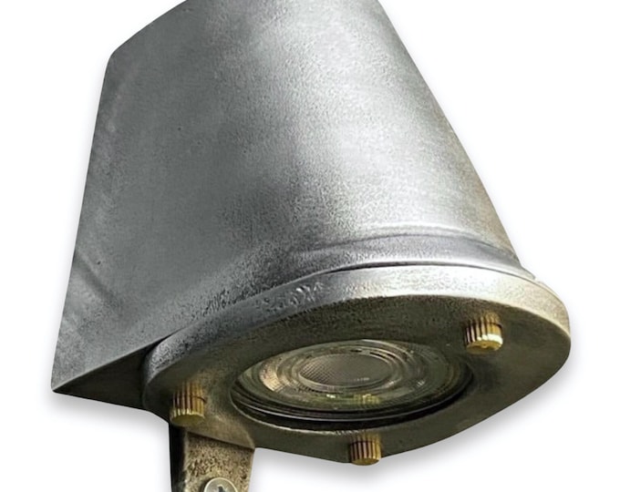 Holt ~ Outdoor & Bathroom Mast Down Light Cast Pewter | 5 Inch