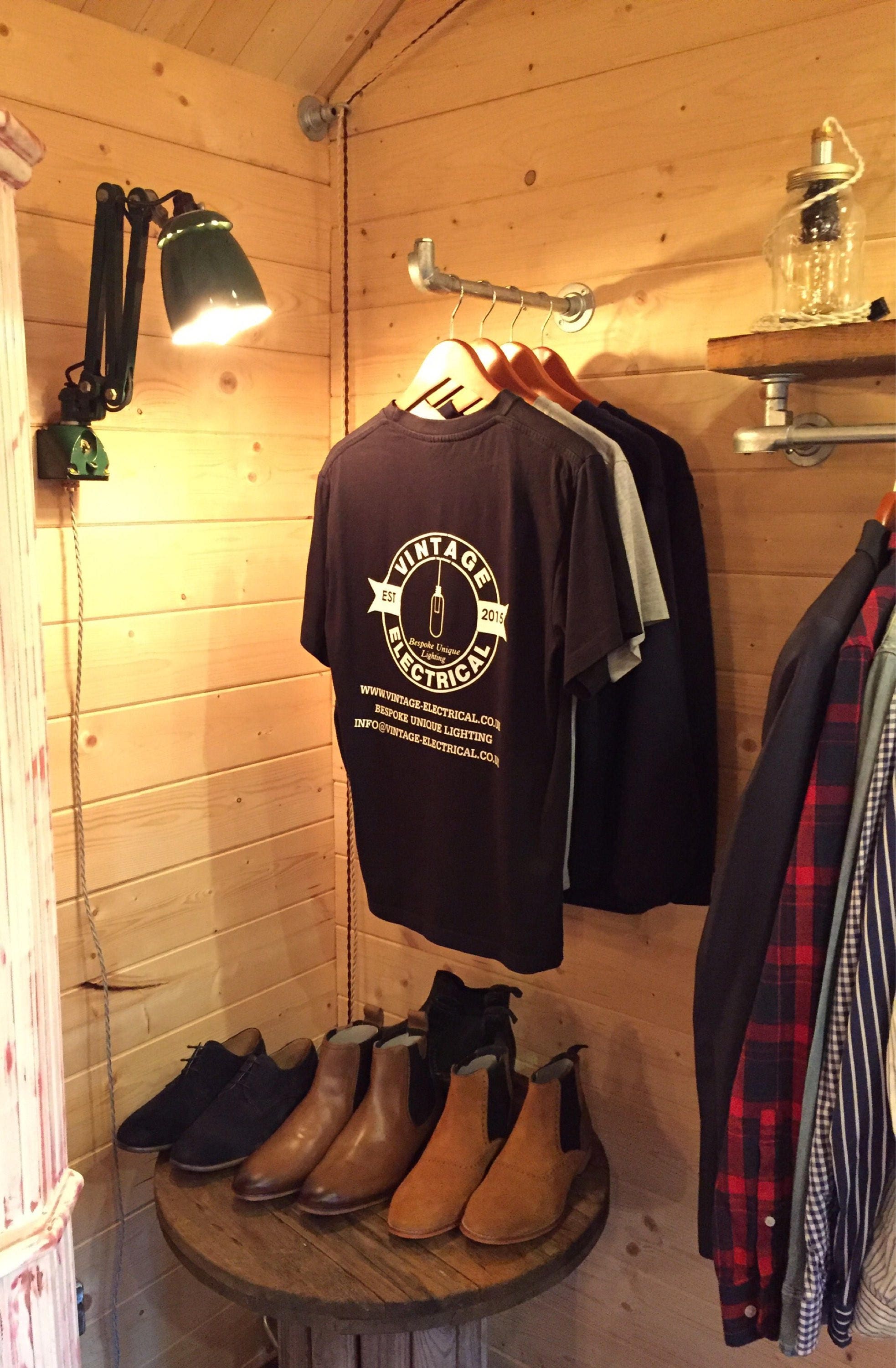 hallway clothes rail