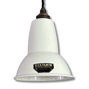 Alby ~ Linen White Shade Pendant Set Light ~ 6 Inch