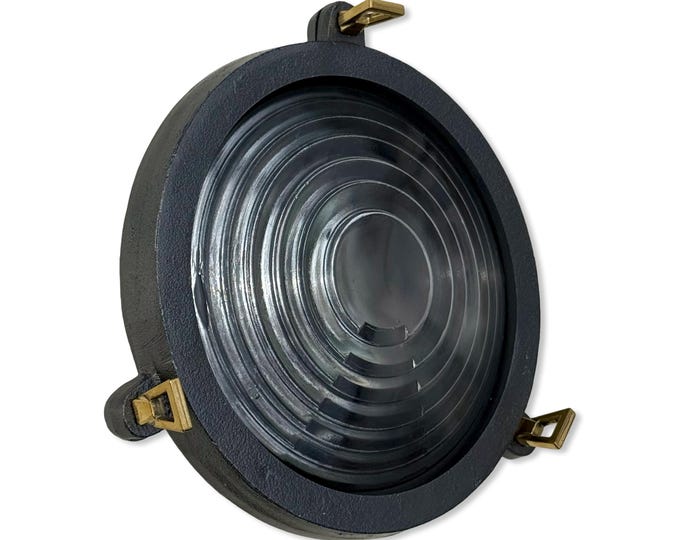 Wroxham ~ Cast Pewter Coastal Lighthouse Wall Light Industrial Ceiling Fixture