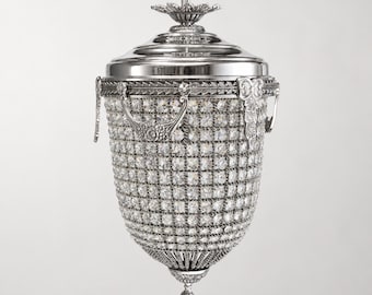 XL French Empire Classical Basket Crystal Ballroom Chandelier