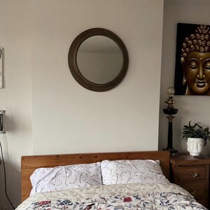 Oversized XL Porthole Mirror Solid Cast Nautical Industrial US Navy Deck Yacht Master by Maxlume  ~ 65cm main image 1