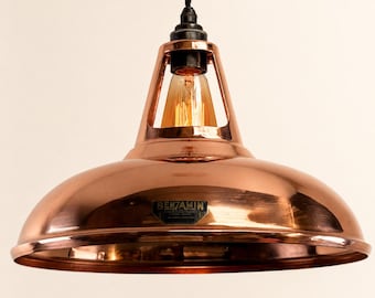 Cawston XL Solid Copper Coolicon Pendant - 14 Inch | Factory Second