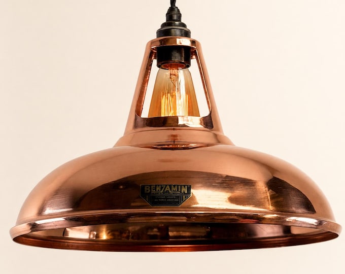 Cawston XL Solid Copper Coolicon Pendant - 14 Inch | Factory Second