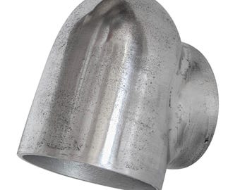 Hopton ~ Pewter Mast Down Light Solid Cast Wall Sconce