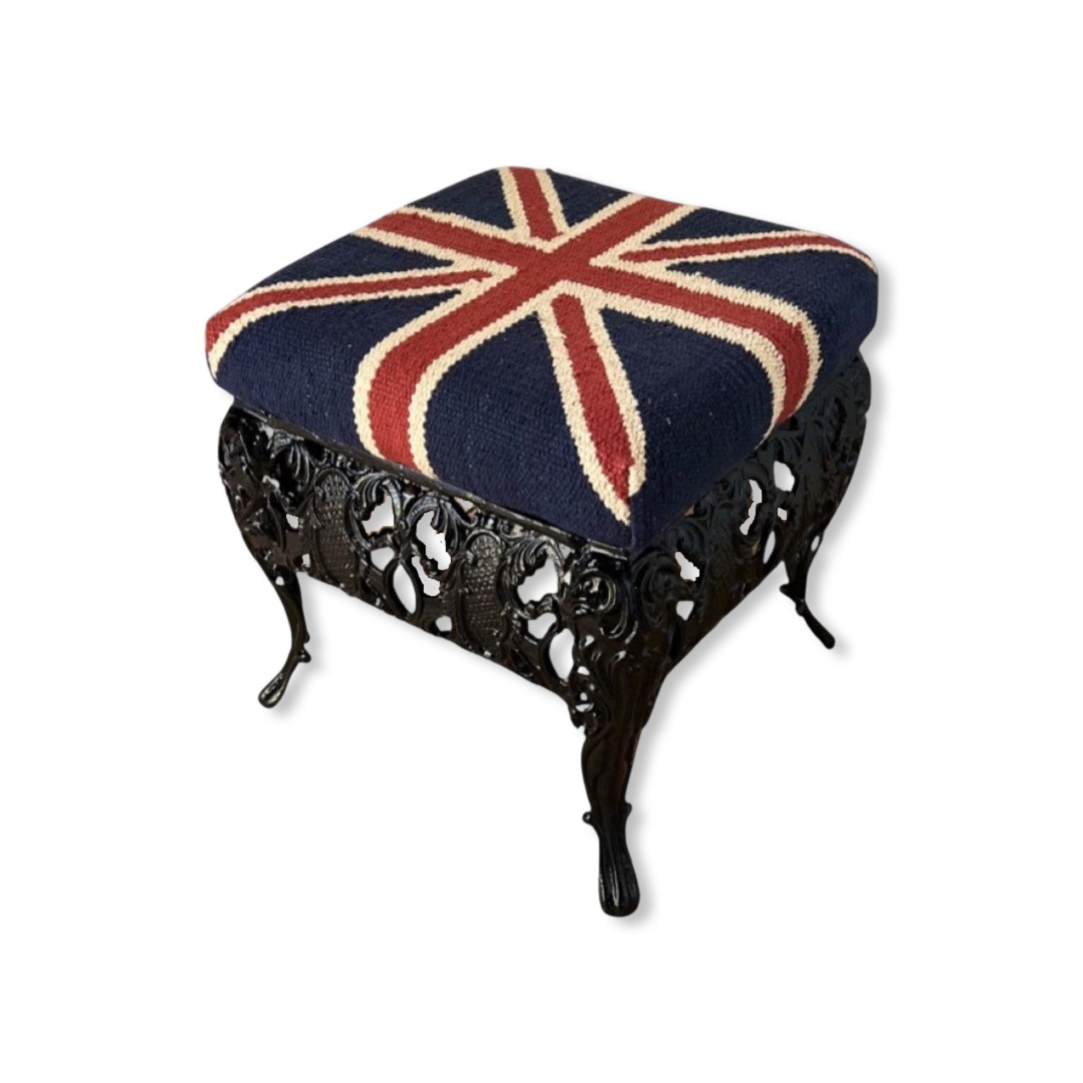Union jack footstool pouffe online