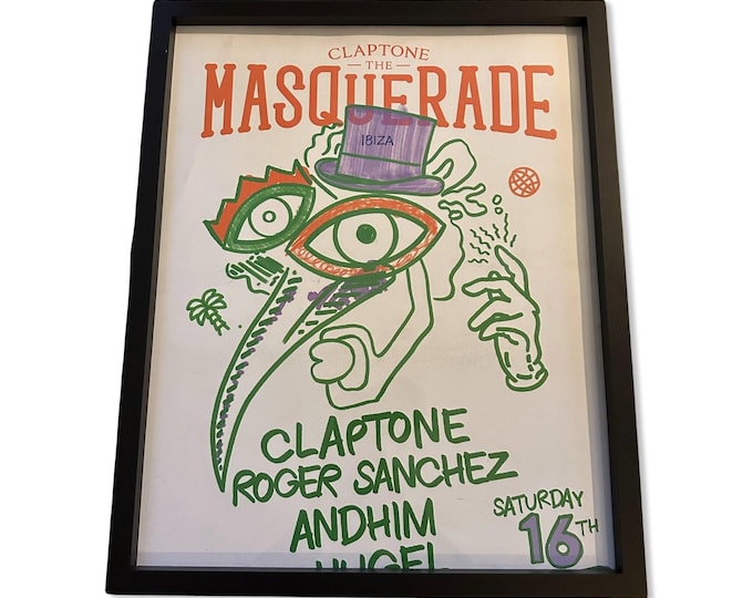 Masquerade Genuine Official Pacha Ibiza Dj Artwork | A2 Luxury Poster