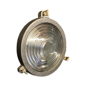 Wroxham ~ Solid Cast Pewter Round Bulkhead Industrial Wall Light House | Ceiling Bathroom | Outdoor Garden