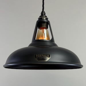 Cawston Pewter Grey Coolicon Lampshade Pendant Light - 11 Inch