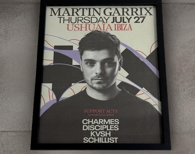 Martin Garrix Ushuaia Ibiza Dj Artwork | A2 Luxury Poster