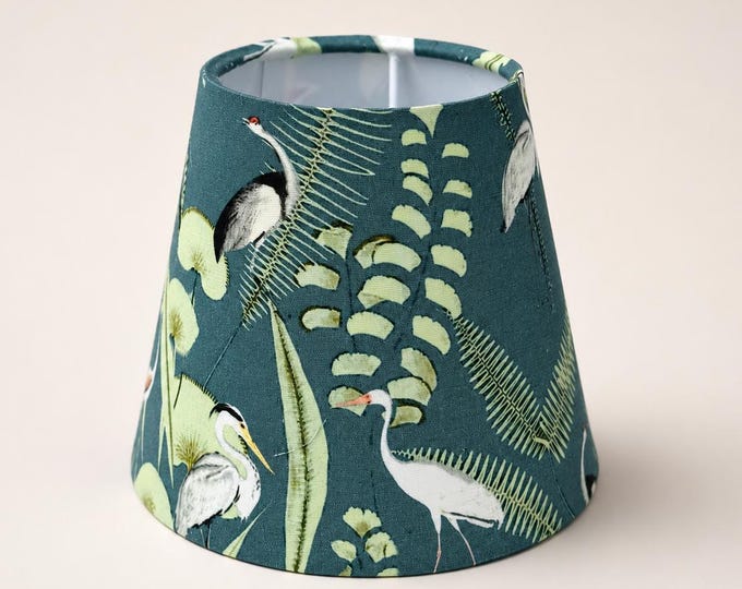 Flamingo Lampshade Blue & Green 17cm Table and Wall Light Shade
