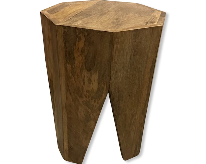 Solid Wood Side Coffee Table Retro Stool
