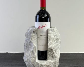 Marble Stone Solid Handcrafted Wine Bottle Holder