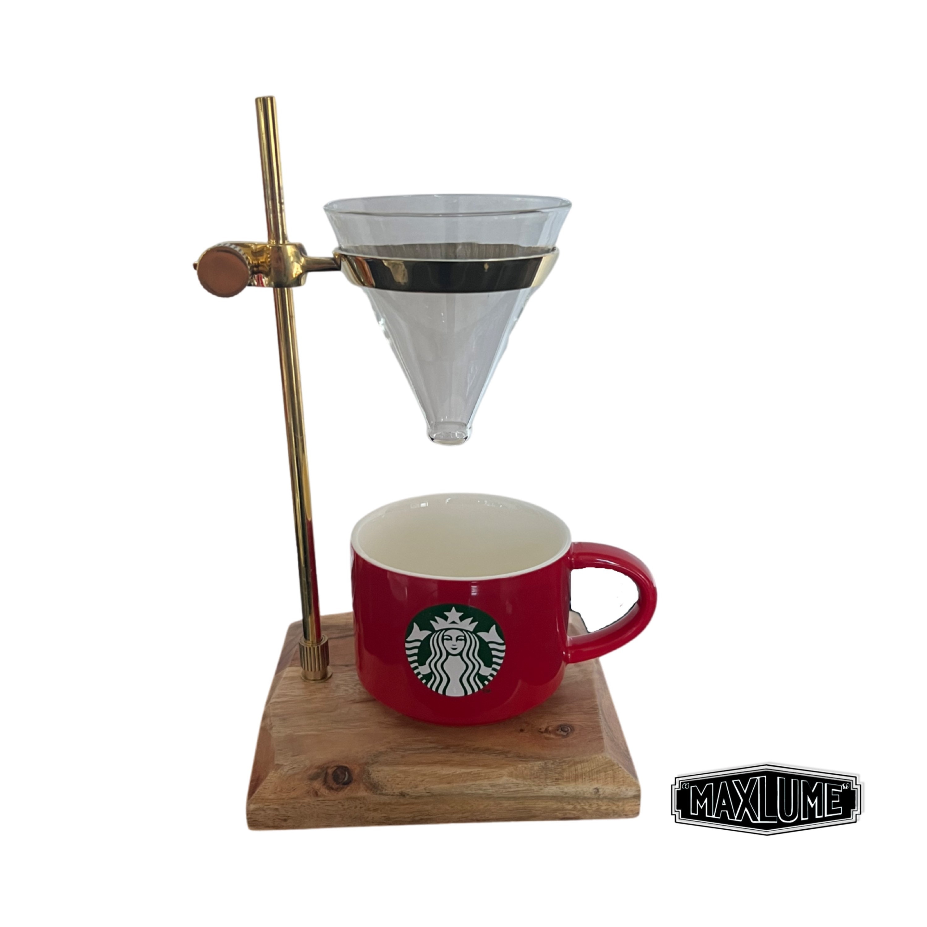 BRASS COFFEE POUR OVER STAND