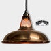 Cawston ~ Solid Copper Shade 1930 Design Pendant Set Light | Dining Room Ceiling | Kitchen Table | Vintage Industrial Filament Bulb 