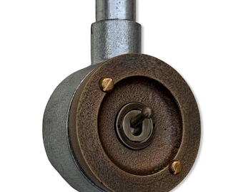 Single Gang Bronze Conduit Metal Light Switch Industrial