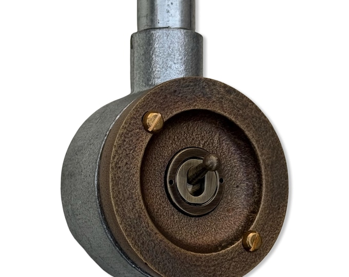 Single Gang Bronze Conduit Metal Light Switch Industrial