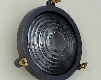Wroxham ~ Cast Pewter Coastal Lighthouse Wall Light Industrial Ceiling Fixture