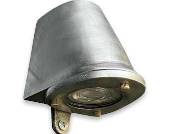 Holt ~ Outdoor & Bathroom Mast Down Light Cast Pewter | 5 Inch