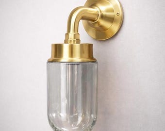 Paston - Solid Brass Wall Light Outdoor & Bathroom Sconce - 11.5 Inch